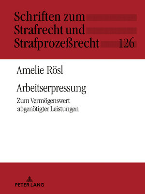 cover image of Arbeitserpressung